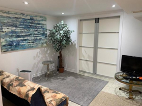 Cosy comfortable basement apartment.
